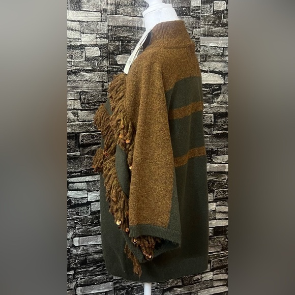 NWT Manoush oversized wool  sweater with sequins - Picture 3 of 10